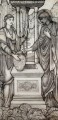 Chrsit And The Well PreRaphaelite Sir Edward Burne Jones